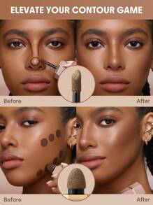 SHEGLAM Precision Sculpt 液態雙頭修容-Camel Suede 品牌 美容 化妝 化妝品 適合女性與女孩 完美搭配冬季春季 Y2K 時尚 流行 生日禮物 假期 派對準備就緒 最佳顏色 - Camel Suede - 查看 3