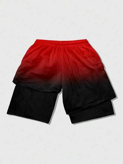 Anime Anime Men Cartoon Print Casual Shorts