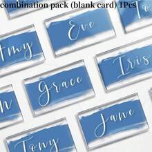 Acrylic Signing Table Seat Card Arrangement Touming Card Slot Base Postcard Wedding Card Holder Table Number Plate Holder, Clear Acrylic Card Slot Base Postcard Card Holder Wedding Card Table Number Plate Table Card Display Holder. - Multicolor - View 17