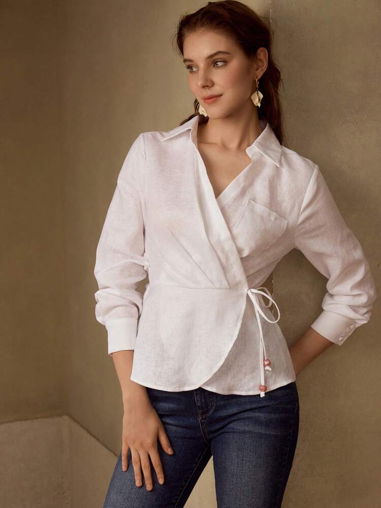 WRAP KNOT SHIRT