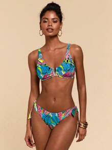 Travachic Damen Blumen Muster Badeanzug Set für den Urlaub