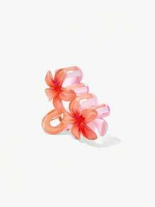 Maija Bunte Blumenclips, Bonbon-farbene Blumen-Haarclips, Urlaubsatmosphäre Haarclips