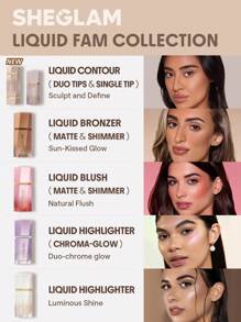 SHEGLAM Precision Sculpt Dúo de contorno líquido-Brown Sugar Graduación Cumpleaños Vacaciones Verano Otoño Y2k Elegante Moda Mujeres Niñas Marca Maquillaje Cosmético Belleza Fiesta Playa Viaje Camping Aire libre Escuela Campus Excursión Festivales Decoración Regalo Presente Rosa Chica Cosplay Mejor Color Encanto Vibra