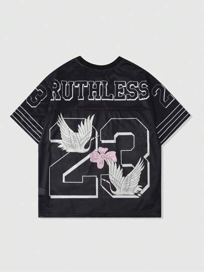 Street Life T-shirt de sport à manches courtes, patchwork en tissu mesh pour hommes, maillot d'athlétisme