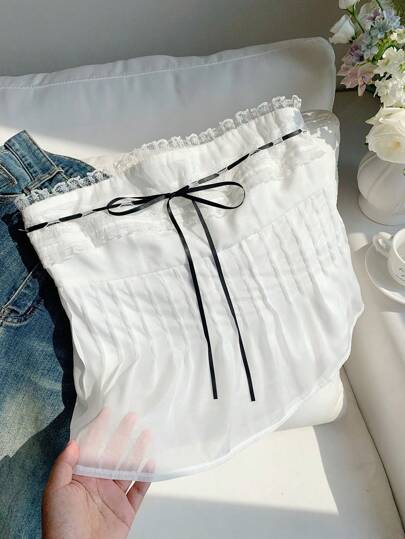 Comfortcana 女士简约、浪漫、优雅蕾丝边短款吊带背心，夏季