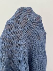 Chiquease Off Shoulder Tight Fit Thin Bodycon Dress Fall Cloth For Women - Dusty Blue - View 7