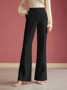 MOTF PREMIUM Calça de Terno Alfaiatada com Vinco Prensado