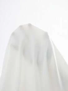 Lumivelle Women's Solid Color Ruffle Off-Shoulder Elegant Satin Dress - White - View 7