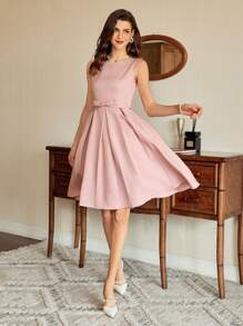 Vintamour 带口袋和蝴蝶结的复古优雅女式连衣裙 休闲茶会度假连衣裙 女式夏季连衣裙 女式夏季服装 度假服装 女式连衣裙 女式夏季服装 婚礼宾客连衣裙 女式太阳裙 女式太阳裙 女式正式连衣裙 女式生日连衣裙 女式连衣裙 女式优雅生日服装 女式优雅连衣裙 女式度假服装 女式演唱会服装 女式毕业礼服 - 粉色 - 查看 7