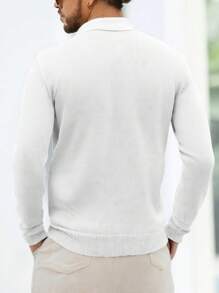 Manfinity Hypemode Plus Size Men's Casual Simple Stripe Cardigan