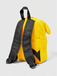 Adventure Time X ROMWE Cartoon Dog Pattern Cute Portable Women Backpack, School Backpack - Yellow - View 2