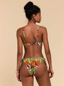 Travachic Women's Summer Holiday Beach Tropical Print Bikini Set - Multicolor - View 2