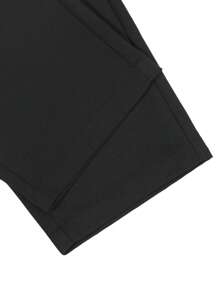 Manfinity Mode 男士休闲/商务纯色锥形西装裤 - 黑色 - 查看 6