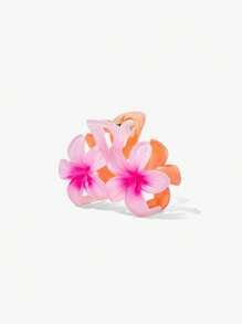 Maija Bunte Blumenclips, Bonbon-farbene Blumen-Haarclips, Urlaubsatmosphäre Haarclips