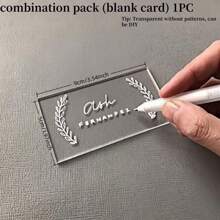 Acrylic Signing Table Seat Card Arrangement Touming Card Slot Base Postcard Wedding Card Holder Table Number Plate Holder, Clear Acrylic Card Slot Base Postcard Card Holder Wedding Card Table Number Plate Table Card Display Holder. - Multicolor - View 16