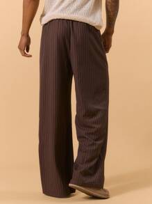 Musero 细条纹直筒裤松紧腰带春夏季度假 - 彩色 - 查看 4