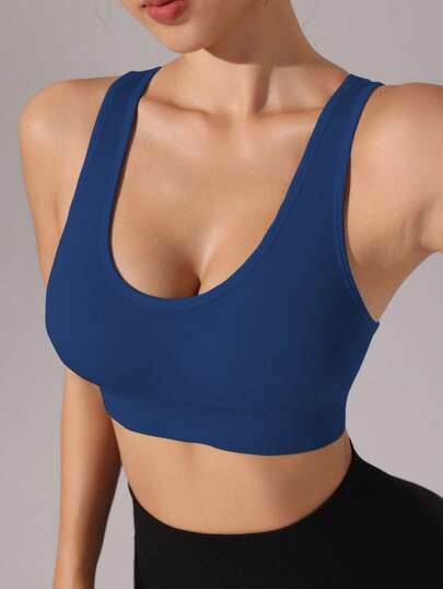 Easithlete Women Seamless Sports Underwear Set Workout BH Tops view 7