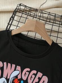 青少年男孩街头服饰可爱搞笑卡通淘气睡衣 - 彩色 - 查看 3