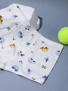 paquete de 3 calzoncillos tipo bóxer con diseño de dibujos animados de moda lindos para niños preadolescentes