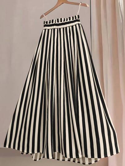 GlowEve CURVE Plus Size Women's Elegant Fashion Artistic Versatile Elegant Casual Pencil Skirt, Suitable For Summer, Back To School, Graduation, Holidays, Valentine's Day, Music Festivals, Mother's Day, Halloween, Thanksgiving, Easter, National Day, Galas, Dates, Parties, Outings Fall Cloth For Women