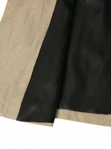 Manfinity Homme Men's Solid ColorLong Sleeve Casual Blazer Suit Set - Khaki - View 6