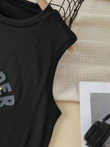 Funny Cartoon Cute & Mischievous Sleepwear For Teenagers & Young Men - Black - View 5