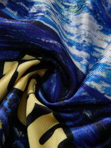 ROMWE MEN Street Life 男式松紧腰宽松绘画印花拳击短裤