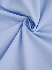 Anewsta Fashionable Versatile Embroidered Women Blouse Shirt - Blue - View 8