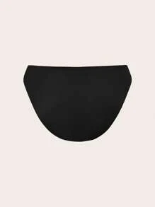 Fashion Road Killin It Jeweled Bikini Panty - Black - View 2