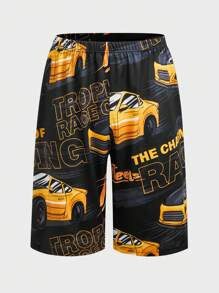 Fun Cartoon Playful Cute Mischievous Men Home Suits Set - Multicolor - View 10