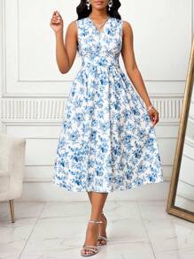 SHEIN Lady Vestido de graduación, vestidos de graduación para mujeres, vestido de graduación blanco, atuendo de graduación, atuendo para vacaciones, vestido de invitada de boda, vestidos de cumpleaños para mujeres, vestimenta informal de negocios para mujer, vestido de fiesta - Multicolor - Ver 3