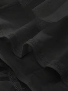 Layered Ballerina Skirt - Black - View 3