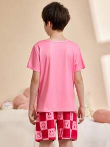 Cute Cozy Parent-Child Big Boys Pajamas - Multicolor - View 2