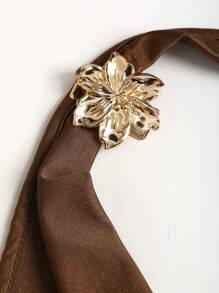 Sweetra Brown French Design Draped Neck Ruching Waist Vintage Aesthetic Summer Camisole Top For Women