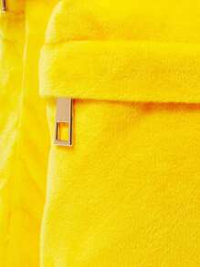 Adventure Time X ROMWE Cartoon Dog Pattern Cute Portable Women Backpack, School Backpack - Yellow - View 5