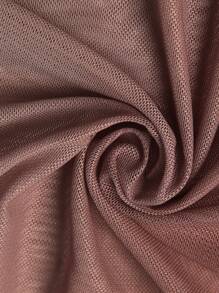 Swim Oasis 女士性感露背镂空拼接彩色海洋金属装饰连体泳衣搭配渐变色网眼裙两件套沙滩套装，春夏