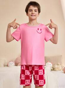 Cute Cozy Parent-Child Big Boys Pajamas - Multicolor - View 6