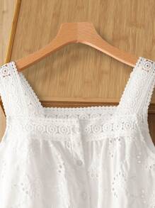 Rusticease 女士度假服刺绣纽扣设计无袖休闲衬衫