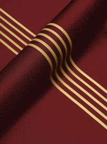 Manfinity Campus Court Áo thun cổ tròn cỡ lớn phong cách Street Academy INS dành cho nam, thời trang đường phố Y2K - Đỏ - Xem 4