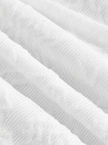 SHEIN MOD 白色蕾丝无肩带紧身连衣裙（女款） - 白色 - 查看 4