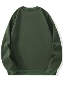 INAWLY Women Sweatshirt I Just Work Here Sweatshirt, Funny Sweatshirt, Sarcastic Sweater, Crewneck, Meme, Best Friend Gift, Adult Humor Pullover, Sweatshirt For Autumn/Winter, Gift For Her, Holiday Sweatshirt, Fashion Now, Fashion, Aesthetic Sweatshirt, Siblings Gift, Gift For Sister Graduation,Back To School,Graduation,Teacher For Women,Back To School Fall - Green - View 2