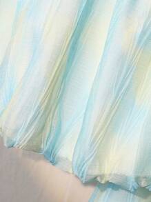 Young Girl's Tie Dye Camisole Top And Shorts Set, Summer - Multicolor - View 6