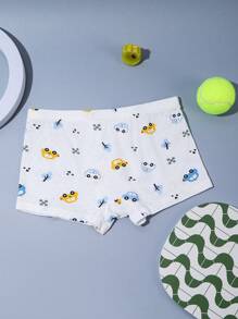 paquete de 3 calzoncillos tipo bóxer con diseño de dibujos animados de moda lindos para niños preadolescentes