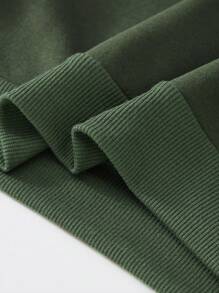 INAWLY Women Sweatshirt I Just Work Here Sweatshirt, Funny Sweatshirt, Sarcastic Sweater, Crewneck, Meme, Best Friend Gift, Adult Humor Pullover, Sweatshirt For Autumn/Winter, Gift For Her, Holiday Sweatshirt, Fashion Now, Fashion, Aesthetic Sweatshirt, Siblings Gift, Gift For Sister Graduation,Back To School,Graduation,Teacher For Women,Back To School Fall - Green - View 4