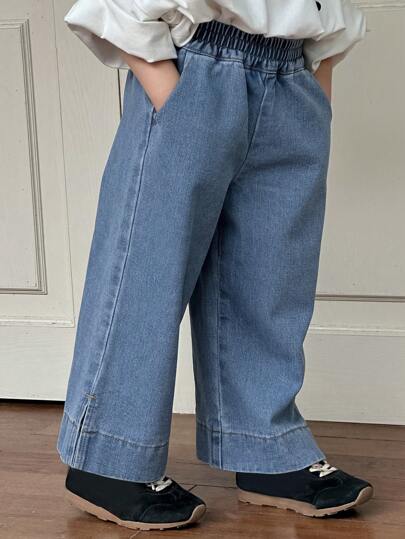 Dazy Kids 小男孩休闲洗水宽松直筒牛仔裤