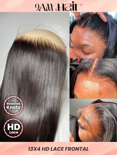 TrueHD HD Lace Frontal Tylko 13X4 Proste Frontalne Włosy Ludzkie 13x4 Od Ucha Do Ucha HD Lace Frontal Z Wstępnie Wyrwaną Wolną Częścią Pełna Koronkowa Frontalna Dla Kobiet