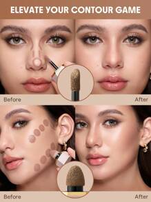 SHEGLAM Precision Sculpt 液態雙頭修容-Stone 品牌 美容 化妝 化妝品 適合女性與女孩 完美搭配冬季 Y2K 時尚 流行 生日禮物 假期 派對準備就緒 最佳顏色