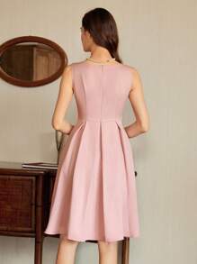 Vintamour 带口袋和蝴蝶结的复古优雅女式连衣裙 休闲茶会度假连衣裙 女式夏季连衣裙 女式夏季服装 度假服装 女式连衣裙 女式夏季服装 婚礼宾客连衣裙 女式太阳裙 女式太阳裙 女式正式连衣裙 女式生日连衣裙 女式连衣裙 女式优雅生日服装 女式优雅连衣裙 女式度假服装 女式演唱会服装 女式毕业礼服 - 粉色 - 查看 9