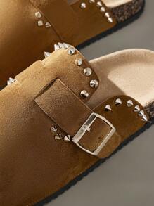 Solecia Cuccoo 女士可调节扣式时尚平底乐福鞋