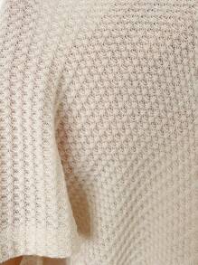 SHEIN Clasi Camisa T de Babados de Manga Remendada em Tecido Waffle Elegante Feminina, Versátil para Uso Diário, Transporte e Múltiplas Ocasiões